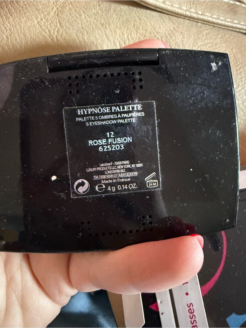 Lancôme Hypnôse Palette 12 Rose Fusion - Black Case